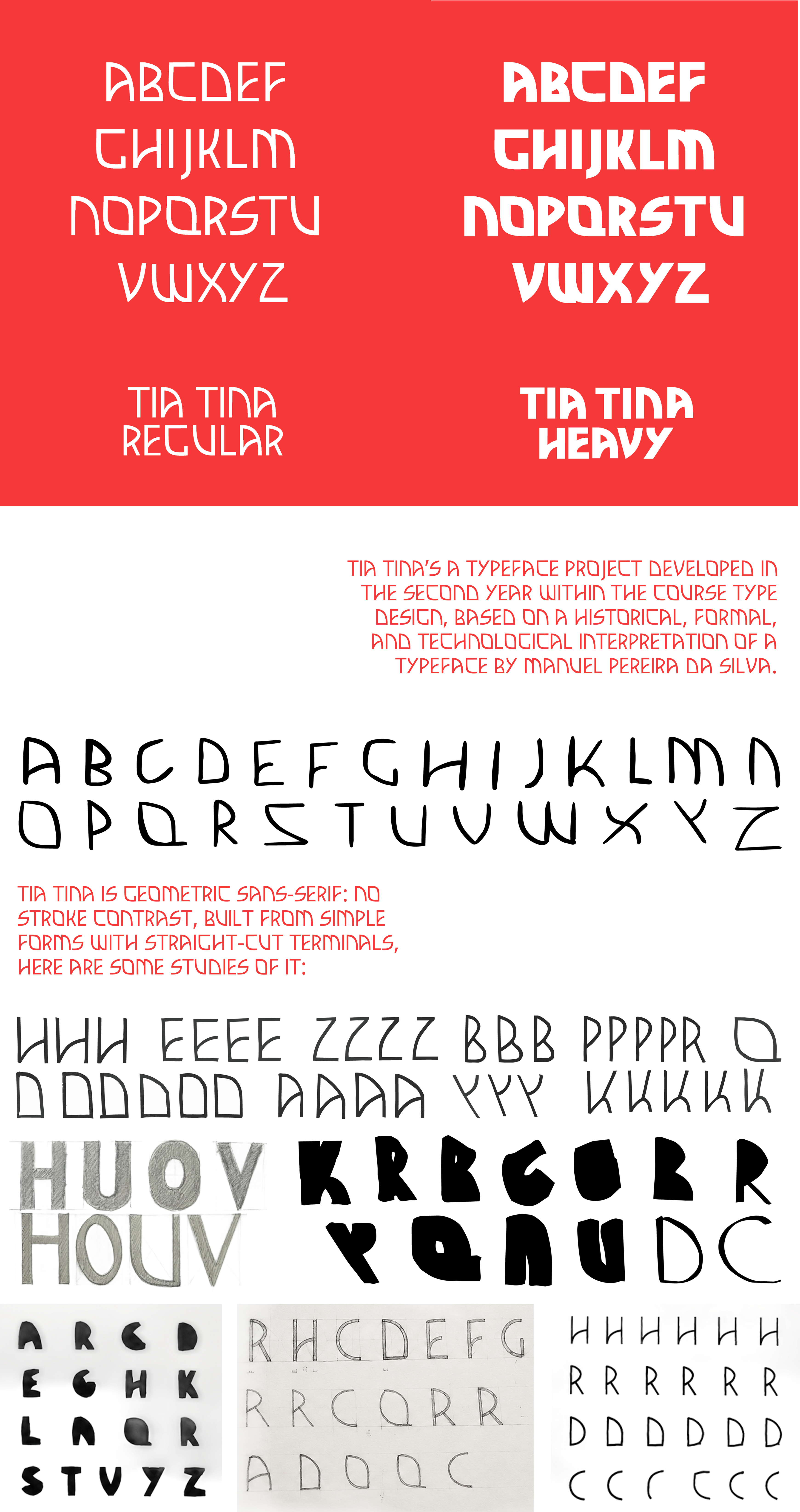 Tia Tina — tipografia
